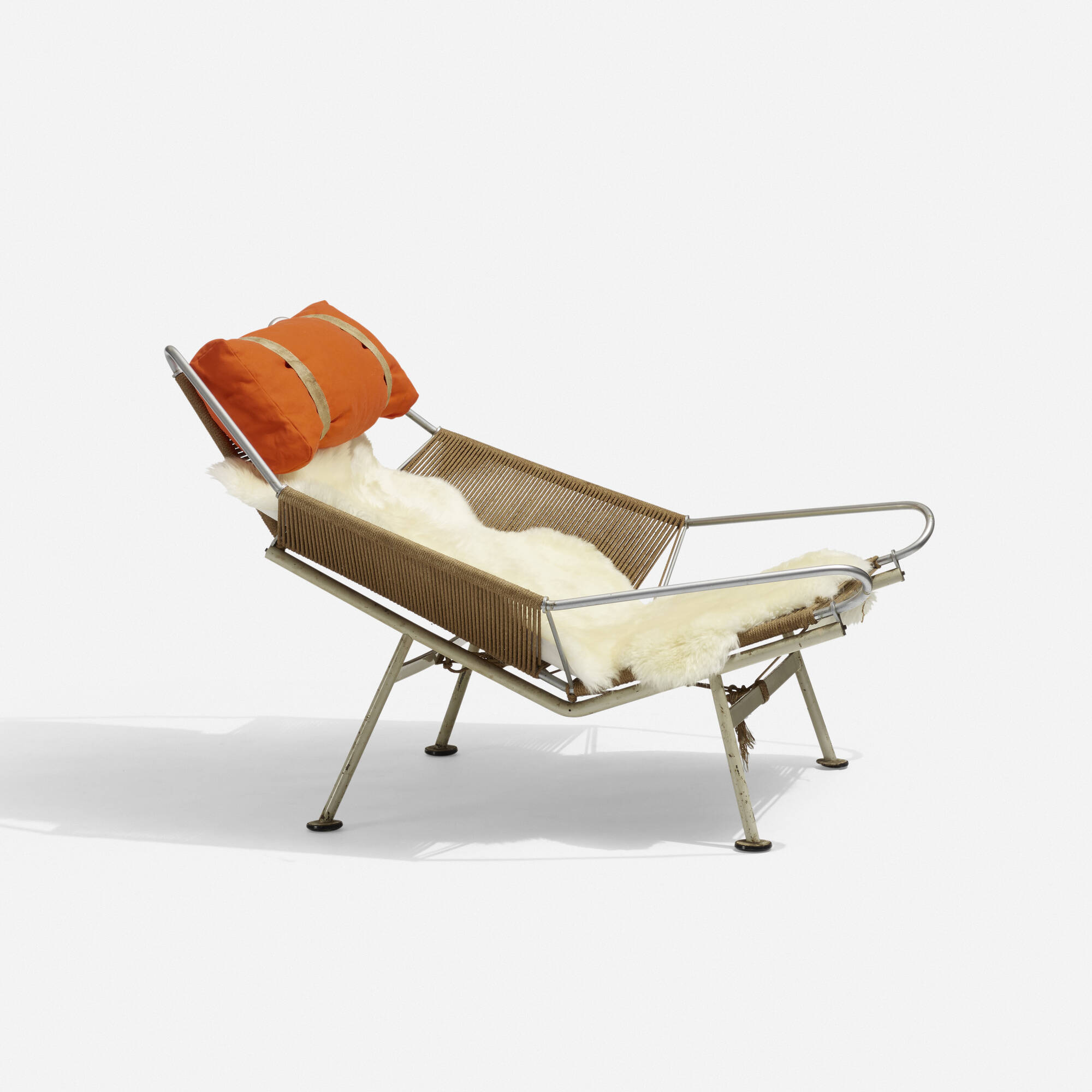 105 Hans J Wegner Flag Halyard Lounge Chair Scandinavian