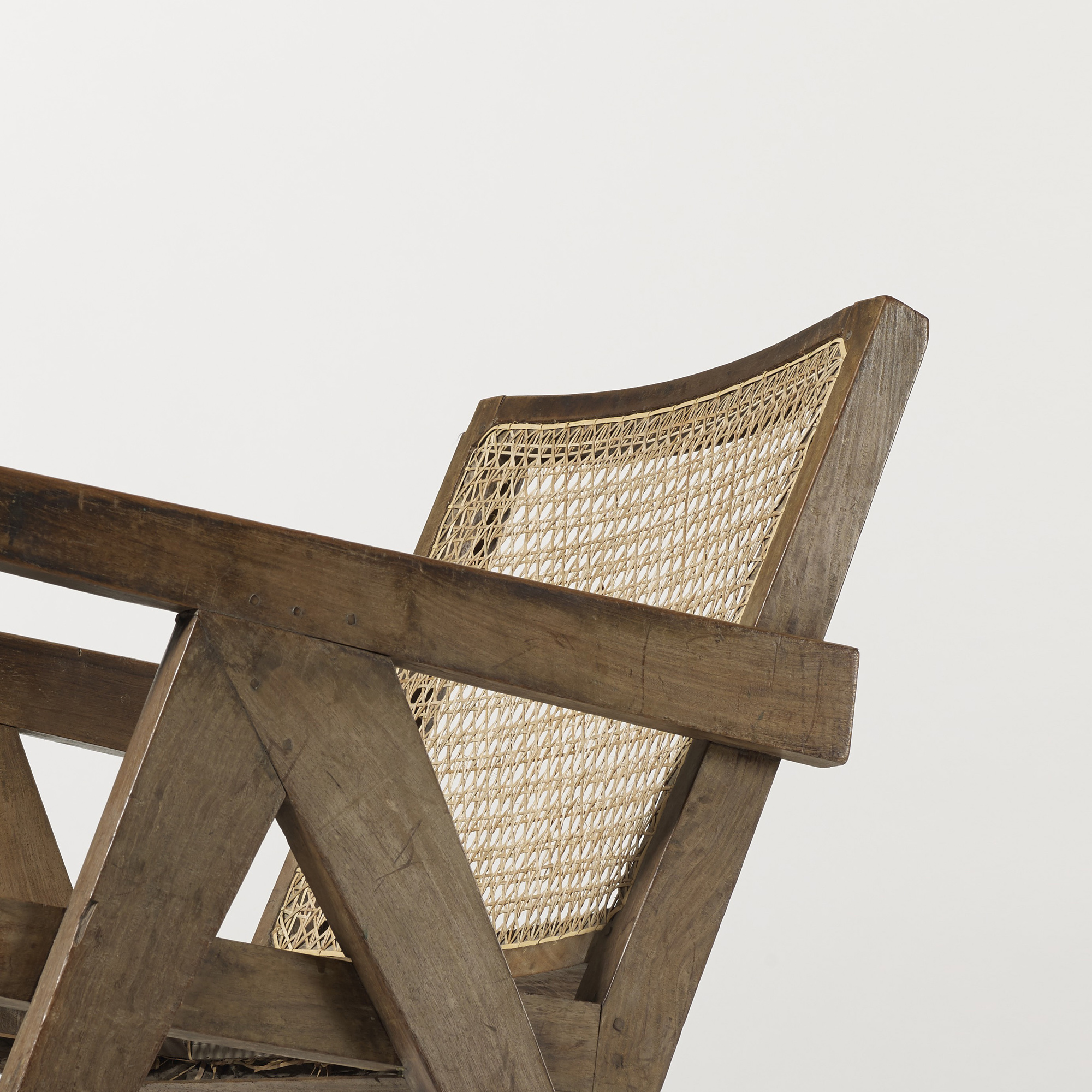 116 PIERRE JEANNERET Lounge Chair From Chandigarh Le Corbusier