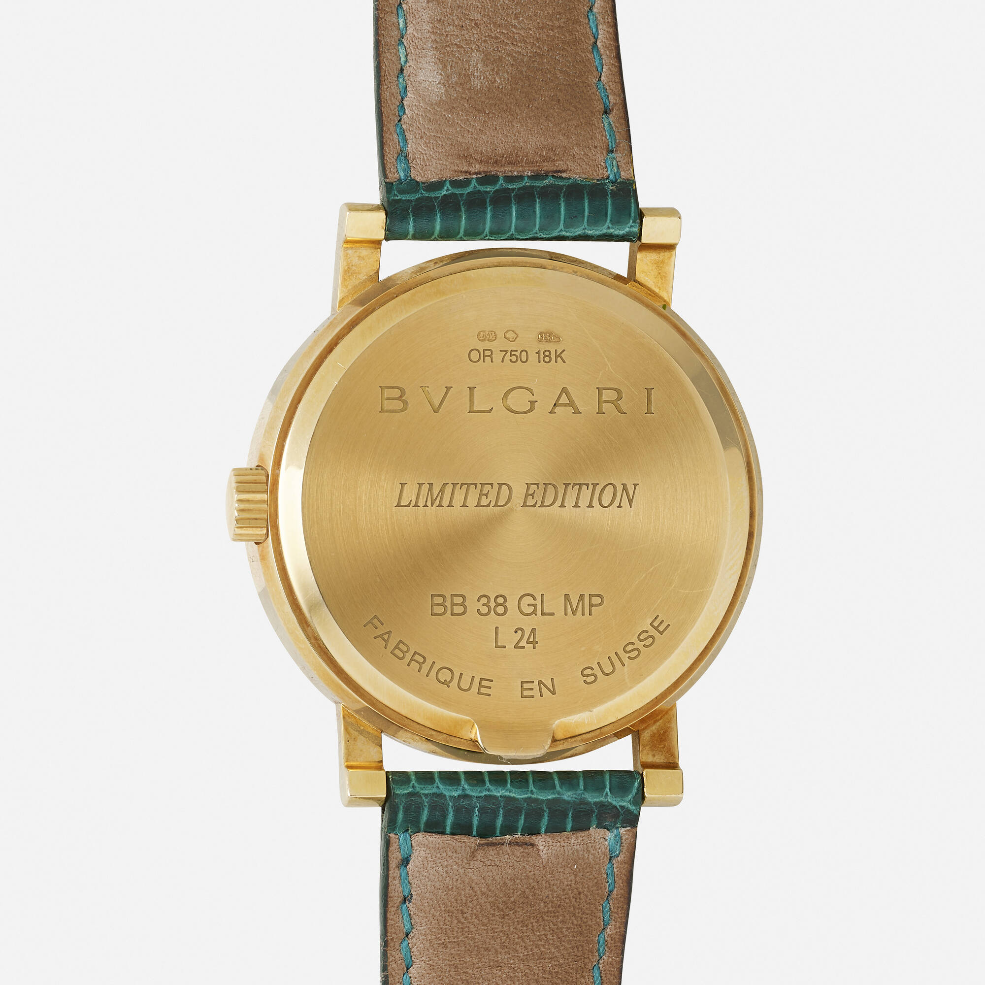 125: BULGARI, 'Bulgari Limited Edition' gold wristwatch, Ref. BB38GLMP <  Watches, 26 October 2022 < Auctions | Wright: Auctions of Art and Design