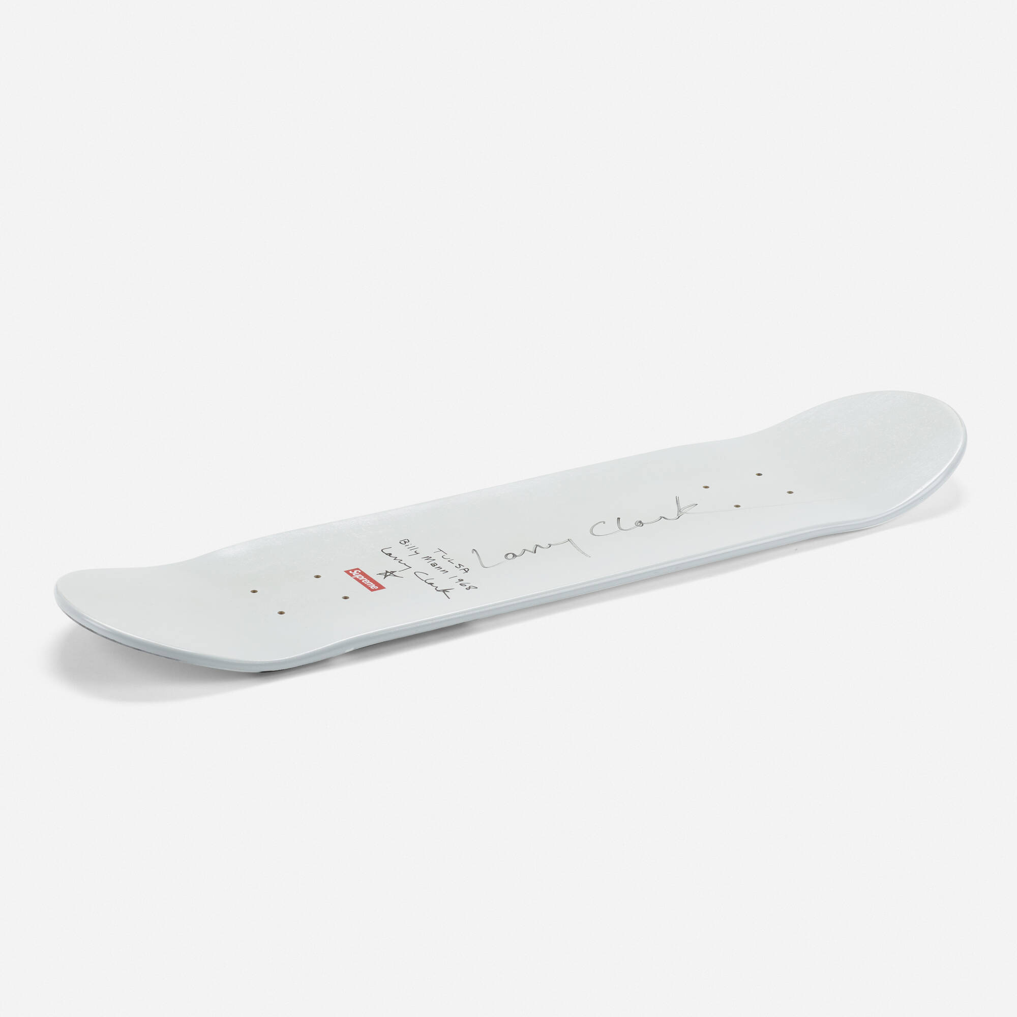 131: LARRY CLARK, Billy Mann, from Tulsa (1968) skateboard deck
