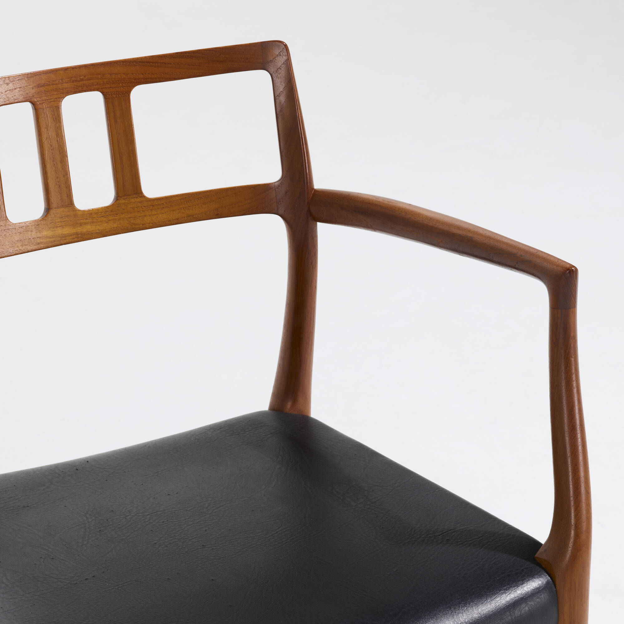 132: NIELS O. MØLLER, Dining chairs model 79, set of six 