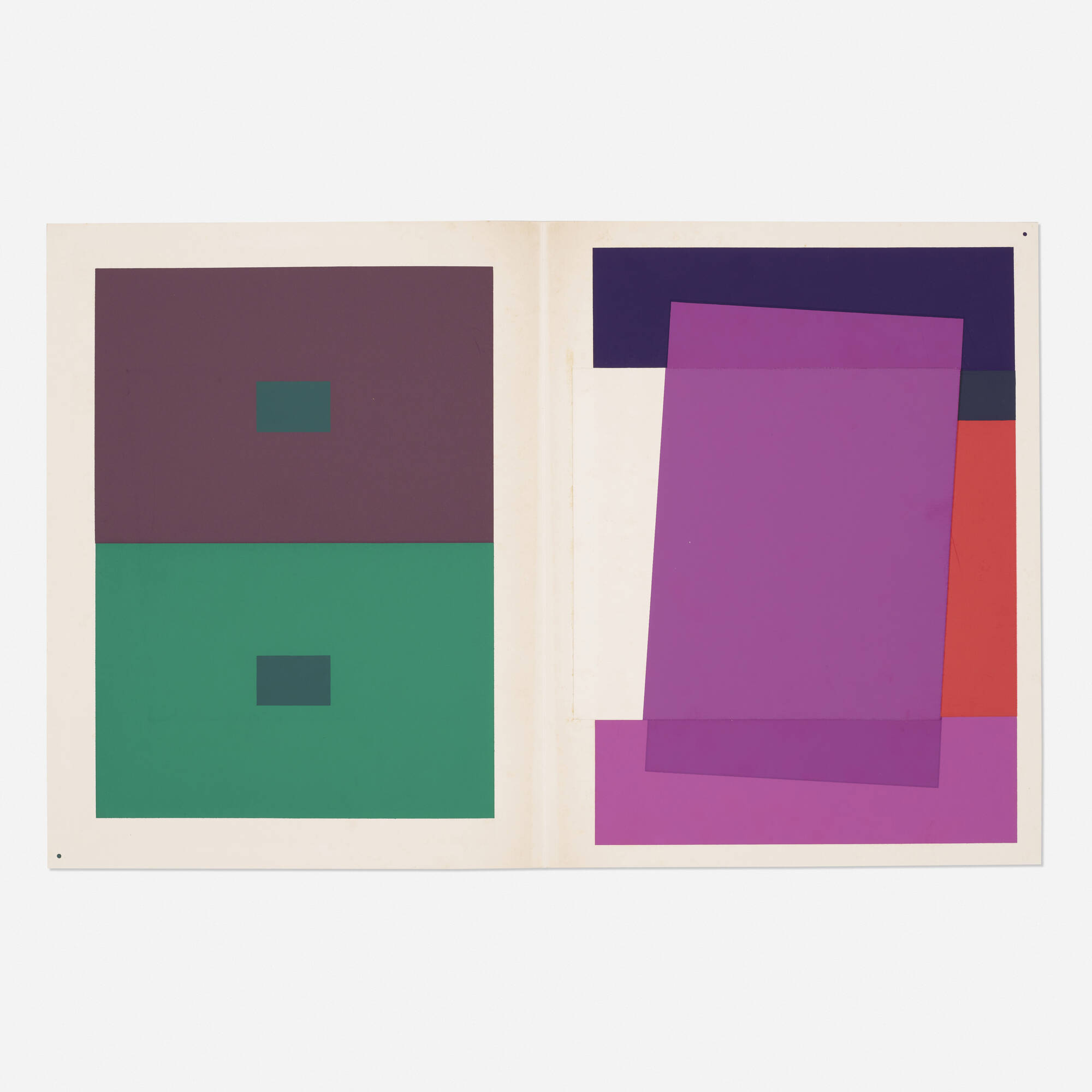 140: JOSEF ALBERS, Interaction of Color < Editions & Works on Paper, 8 August 2023 < Auctions | Wright: Auctions of Art and Design 140: JOSEF ALBERS, Interaction of Color < Editions & Works on Paper, 8 August 2023 < Auctions | Wright: Auctions of Art and Design