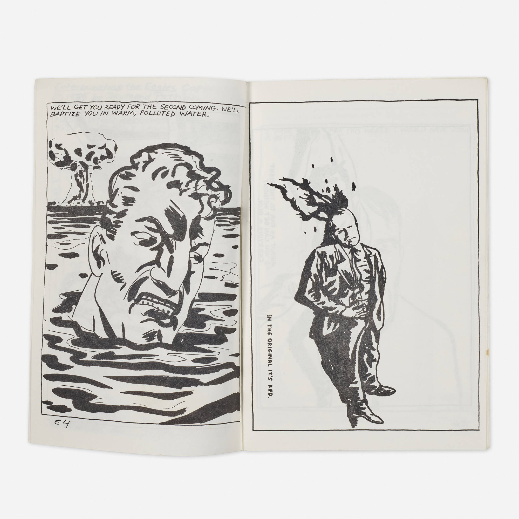 140: RAYMOND PETTIBON, Collection of six zines < 20|21 Art: The Chicago Edition, 20 April 2023 < Auctions | Wright: Auctions of Art and Design 140: RAYMOND PETTIBON, Collection of six zines < 20|21 Art: The Chicago Edition, 20 April 2023 < Auctions | Wright: Auctions of Art and Design