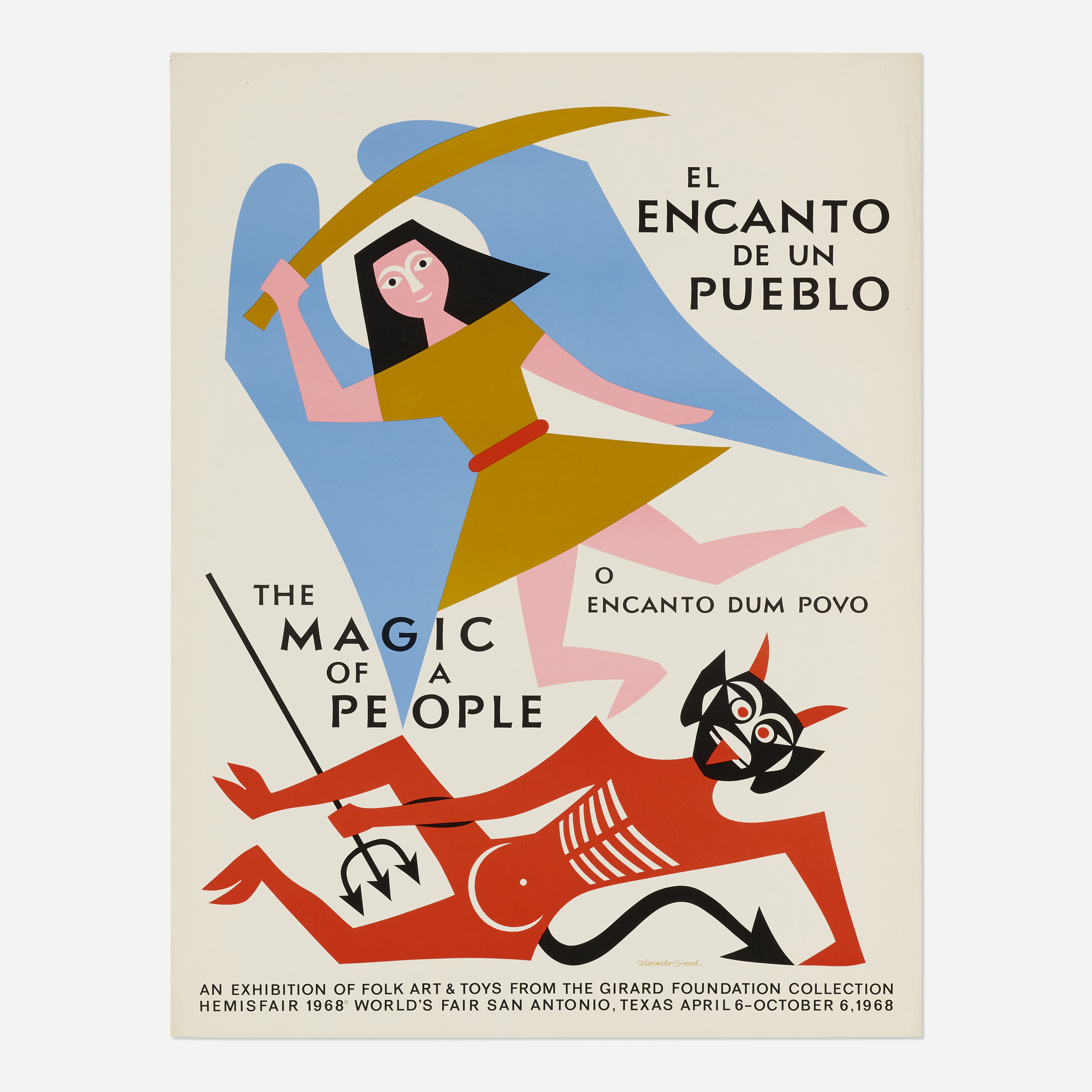 141: ALEXANDER GIRARD, The Magic of a People poster < American Design, 23 February 2023 < Auctions | Wright: Auctions of Art and Design 141: ALEXANDER GIRARD, The Magic of a People poster < American Design, 23 February 2023 < Auctions | Wright: Auctions of Art and Design