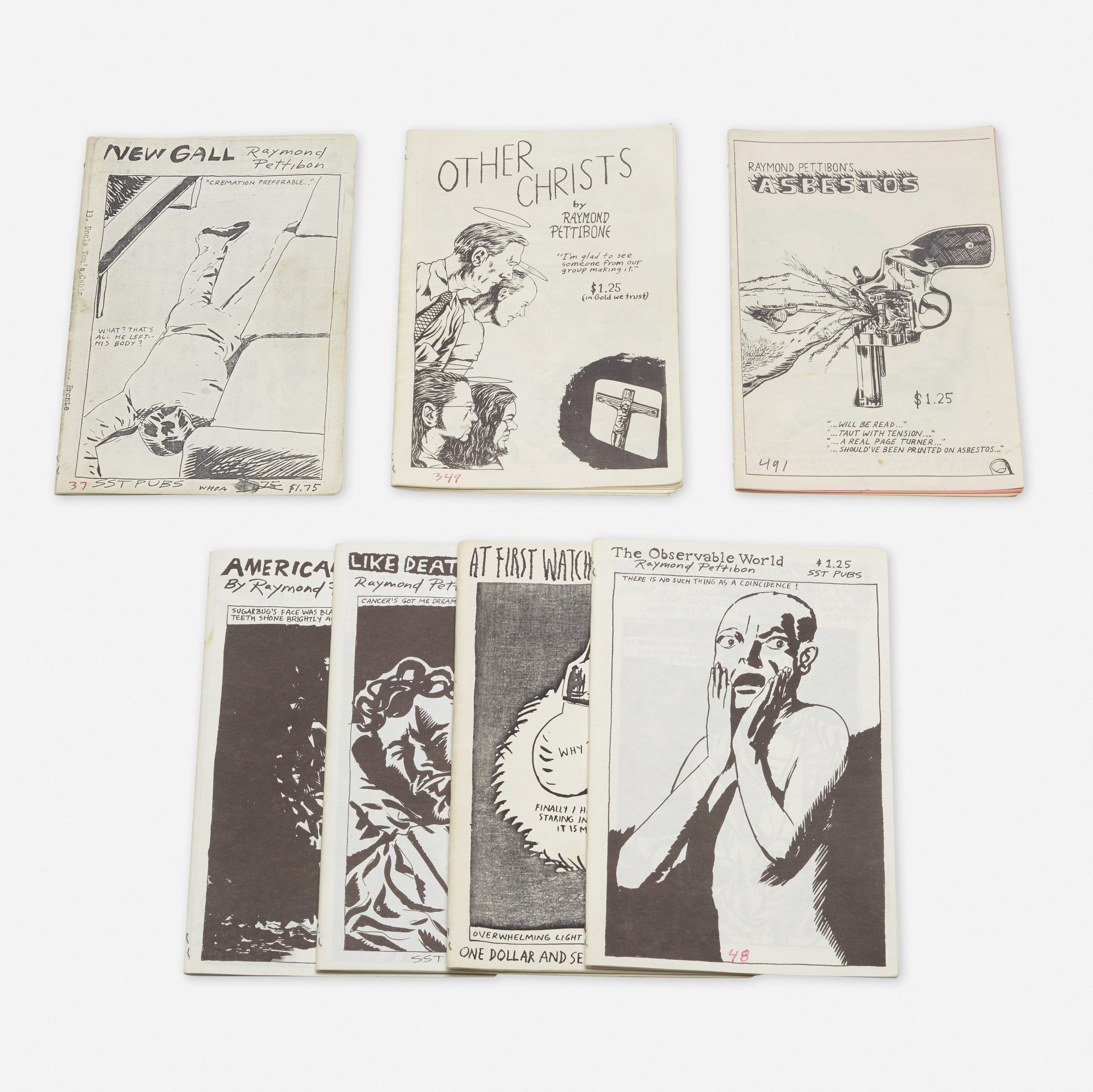 141: RAYMOND PETTIBON, Collection of seven zines < 20|21 Art: The Chicago Edition, 20 April 2023 < Auctions | Wright: Auctions of Art and Design 141: RAYMOND PETTIBON, Collection of seven zines < 20|21 Art: The Chicago Edition, 20 April 2023 < Auctions | Wright: Auctions of Art and Design