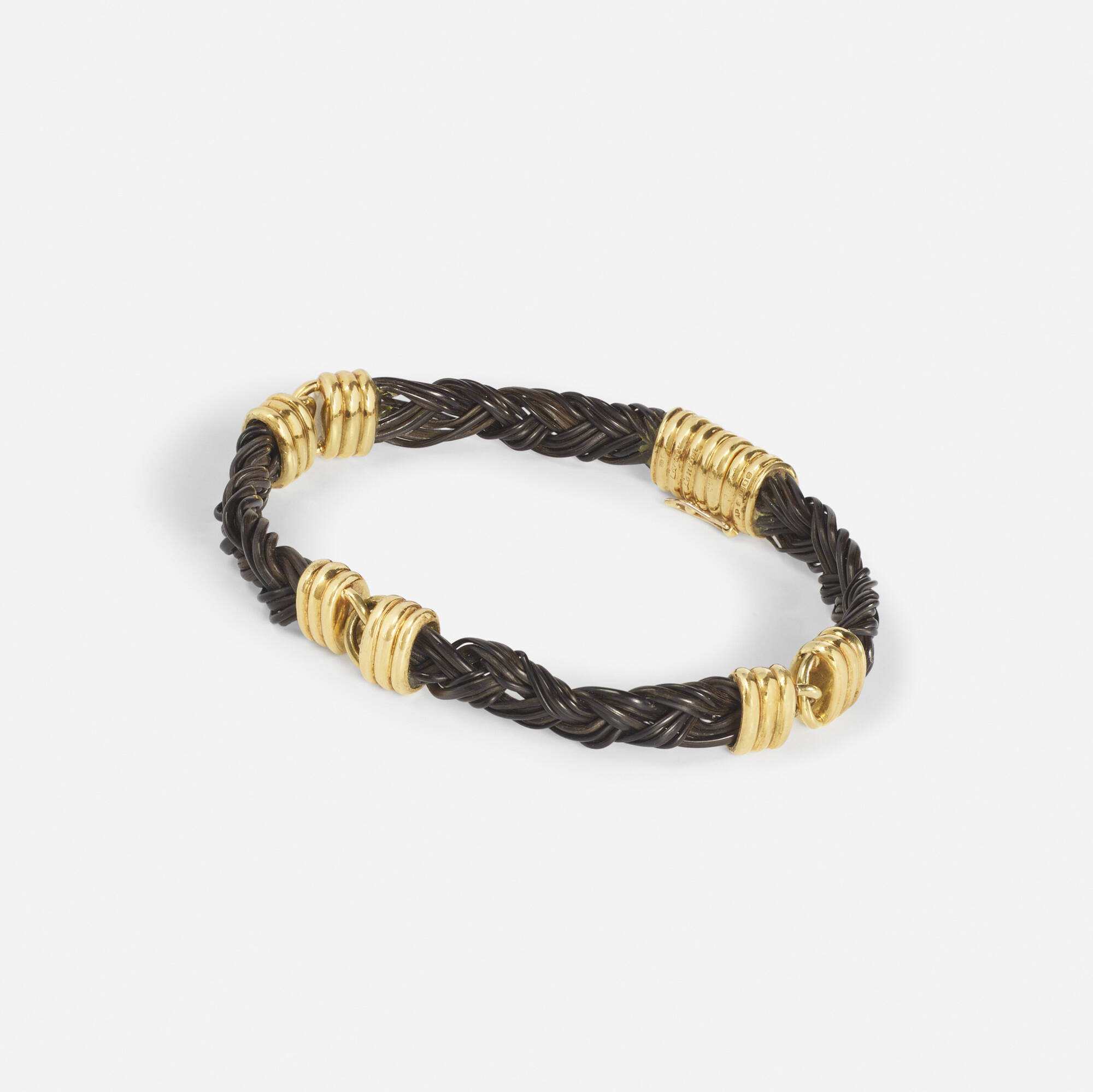 162: CARTIER, A gold and elephant hair bracelet < Jewels, 21 April 2016 <  Auctions | Wright: Auctions of Art and Design