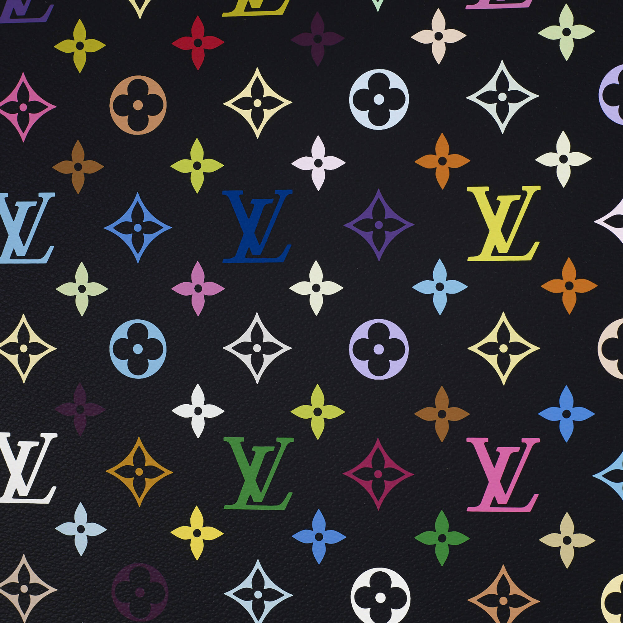 177: TAKASHI MURAKAMI AND LOUIS VUITTON, Monogram Multicolore - black