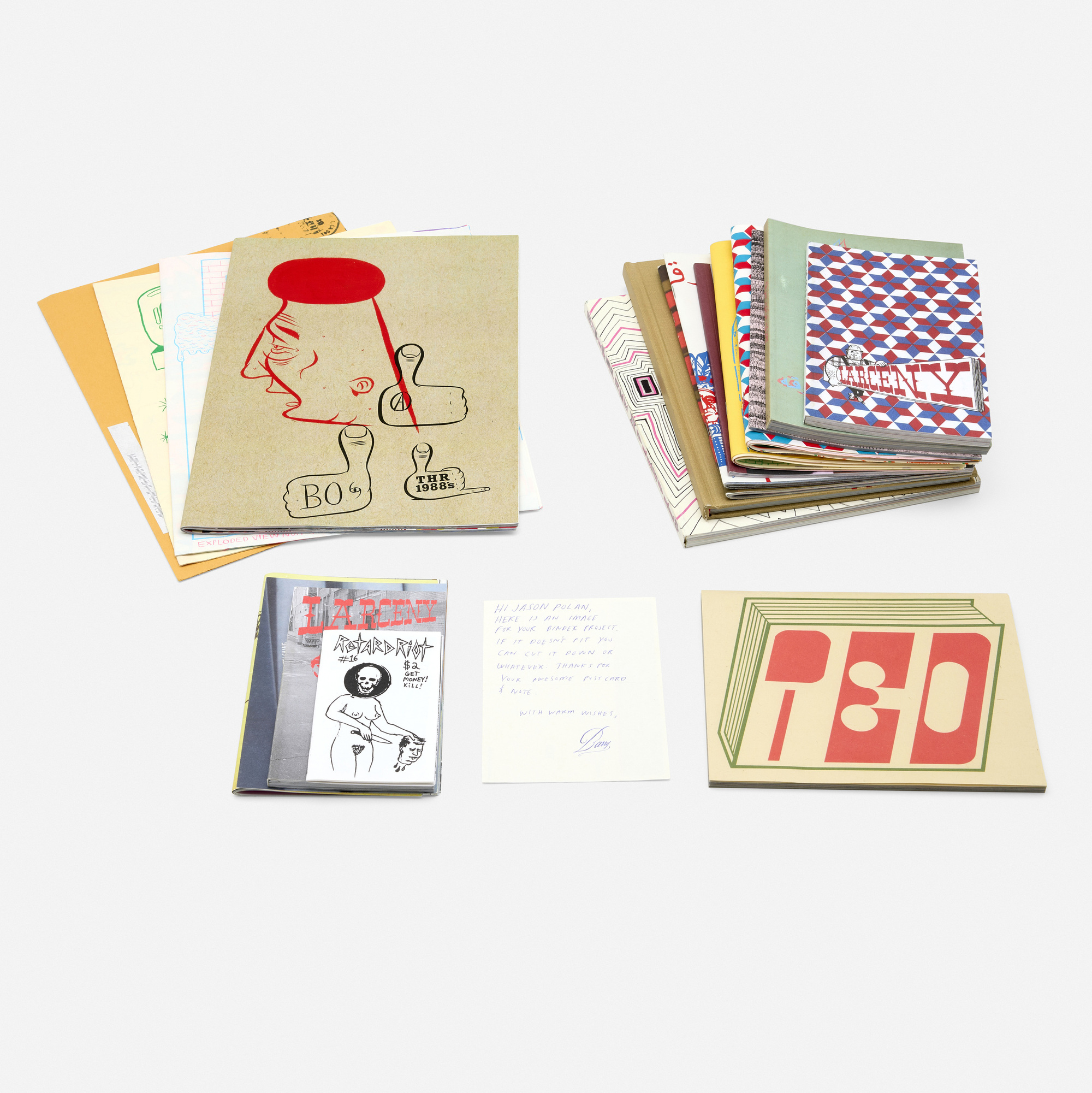 180: BARRY MCGEE, Zines, publications and ephemera, twenty < I Want to Know All of You: The Art & Collection of Jason Polan, 3 May 2024 < Auctions | Wright: Auctions of Art and Design 180: BARRY MCGEE, Zines, publications and ephemera, twenty < I Want to Know All of You: The Art & Collection of Jason Polan, 3 May 2024 < Auctions | Wright: Auctions of Art and Design