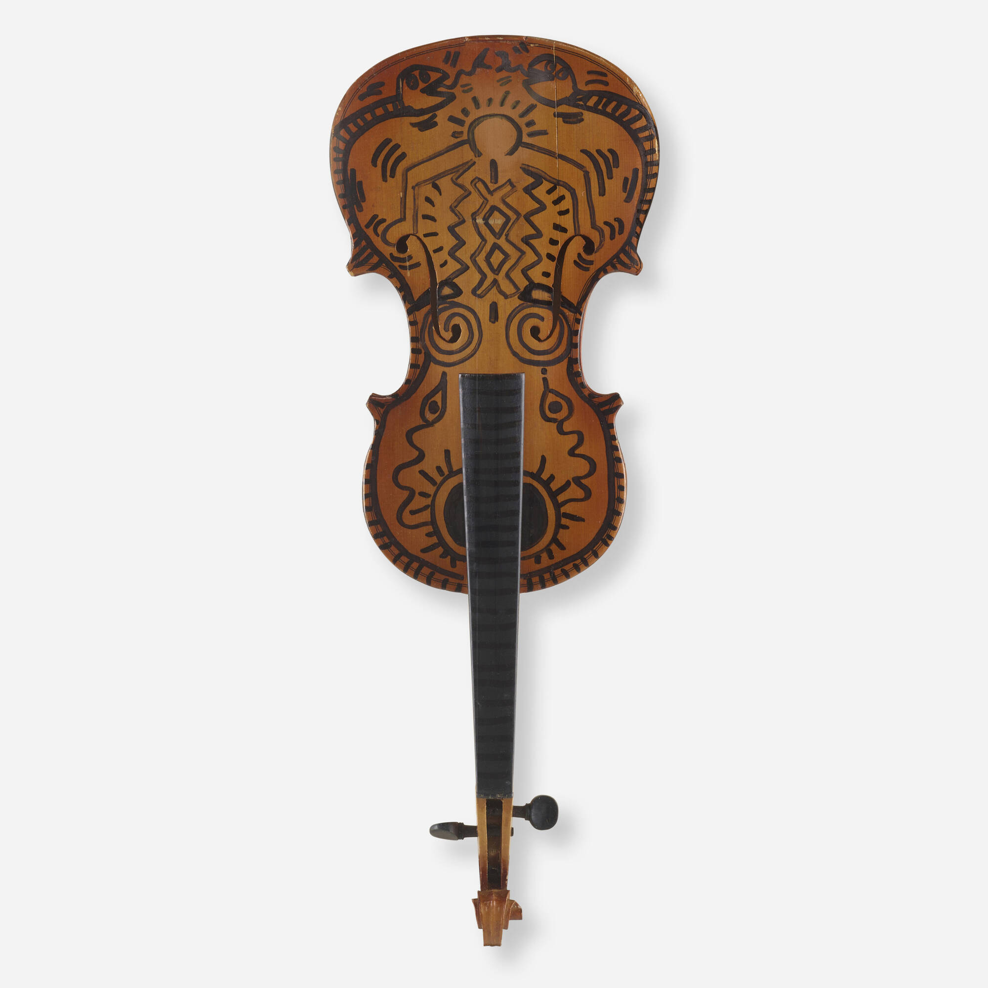 196: KEITH HARING, Violin < Post War & Contemporary Art, 13 September 2023 < Auctions | Wright: Auctions of Art and Design 196: KEITH HARING, Violin < Post War & Contemporary Art, 13 September 2023 < Auctions | Wright: Auctions of Art and Design