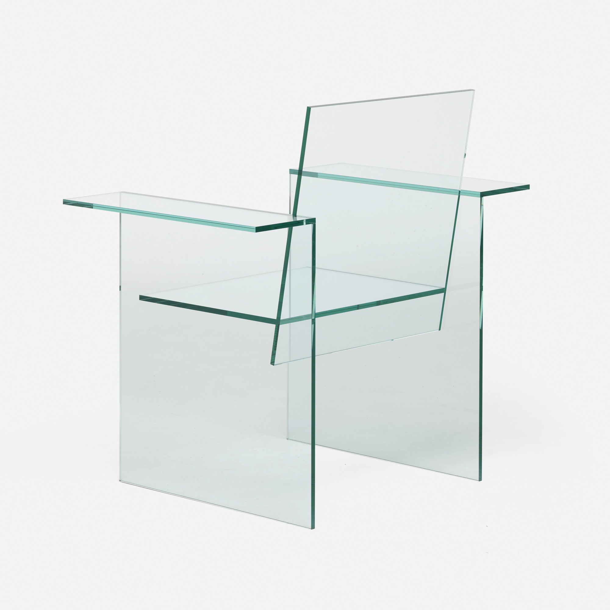 266 SHIRO KURAMATA Glass chair Design 30 March 2023 Auctions Wright Auctions of Art and Design