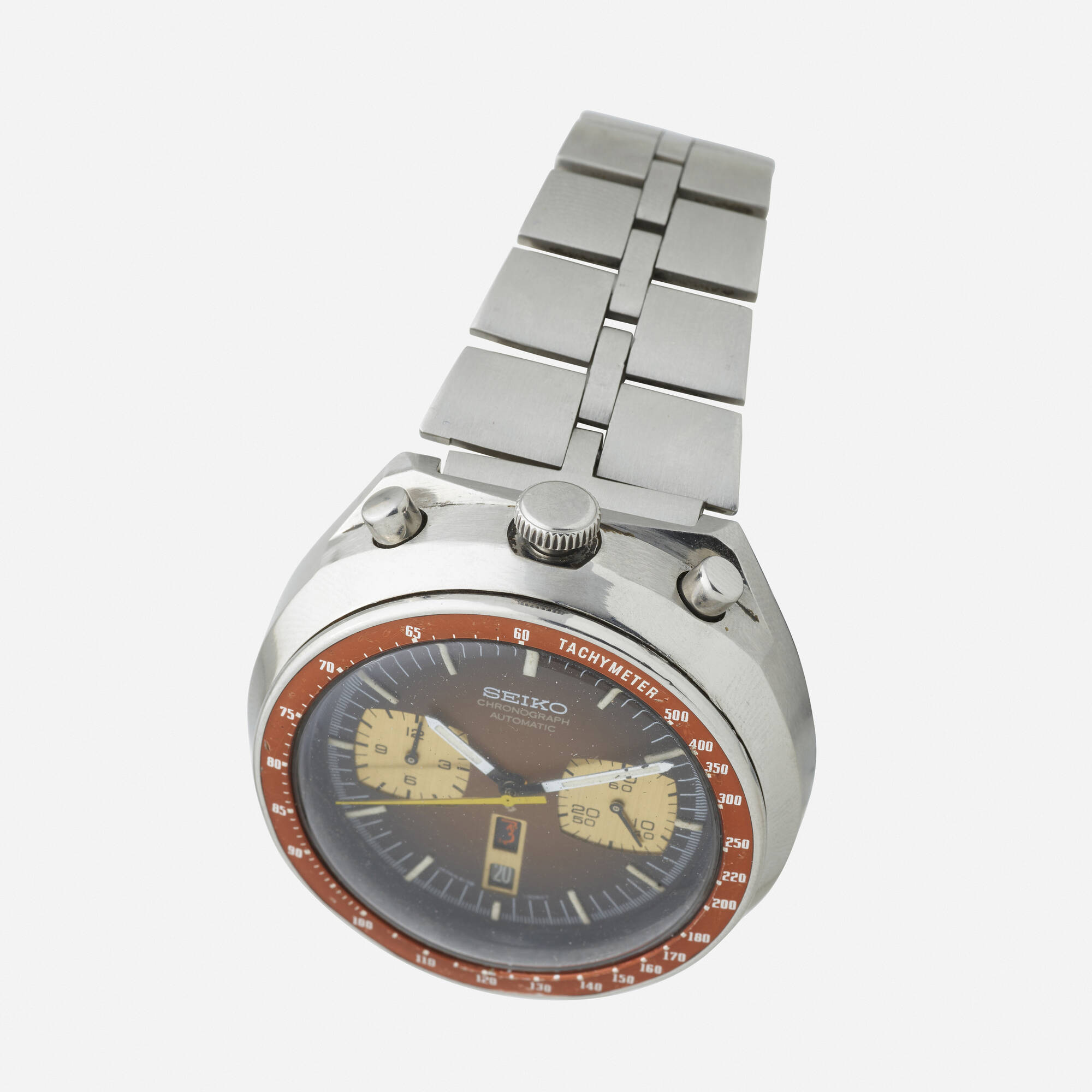 271: SEIKO, 'Bullhead' chronograph wristwatch, Ref. 6138-0060T < Important  Design, 10 June 2021 < Auctions | Wright: Auctions of Art and Design