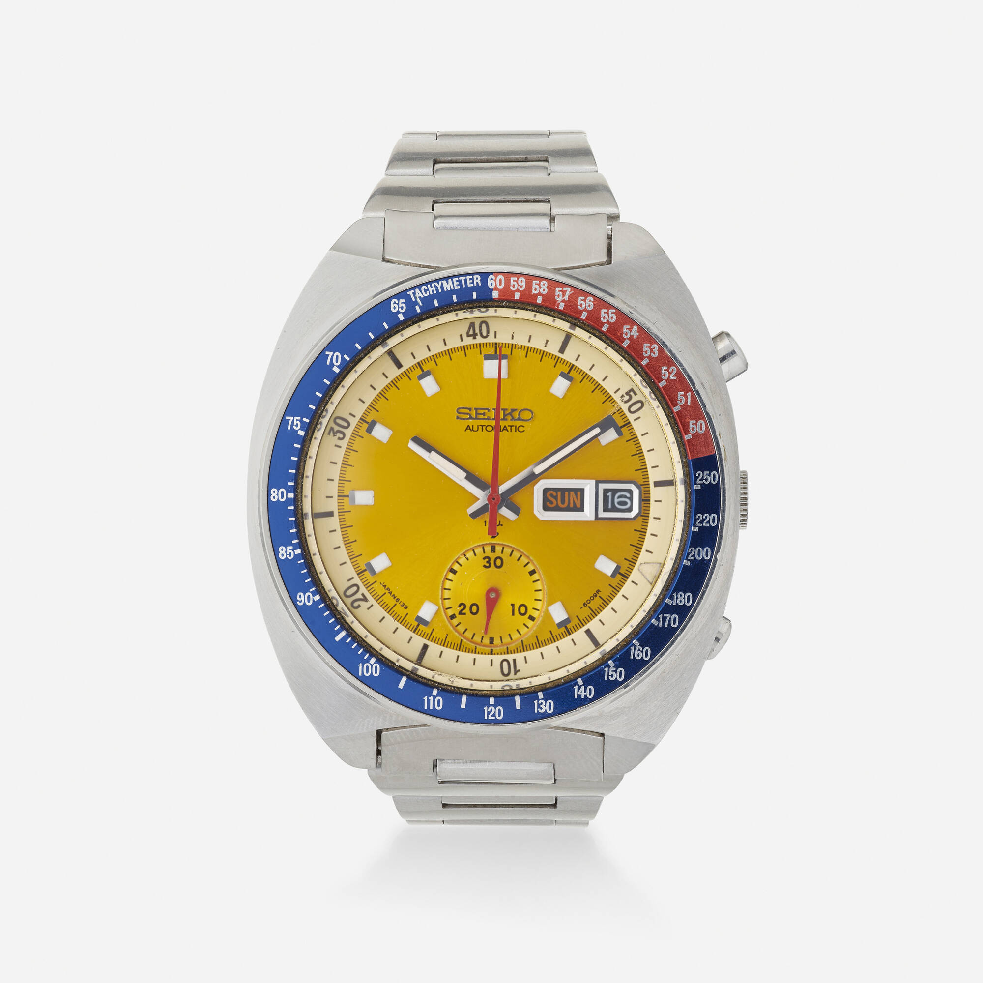 273: SEIKO, 'Pogue' chronograph wristwatch, Ref. 6139-6009R < Important  Design, 10 June 2021 < Auctions | Wright: Auctions of Art and Design