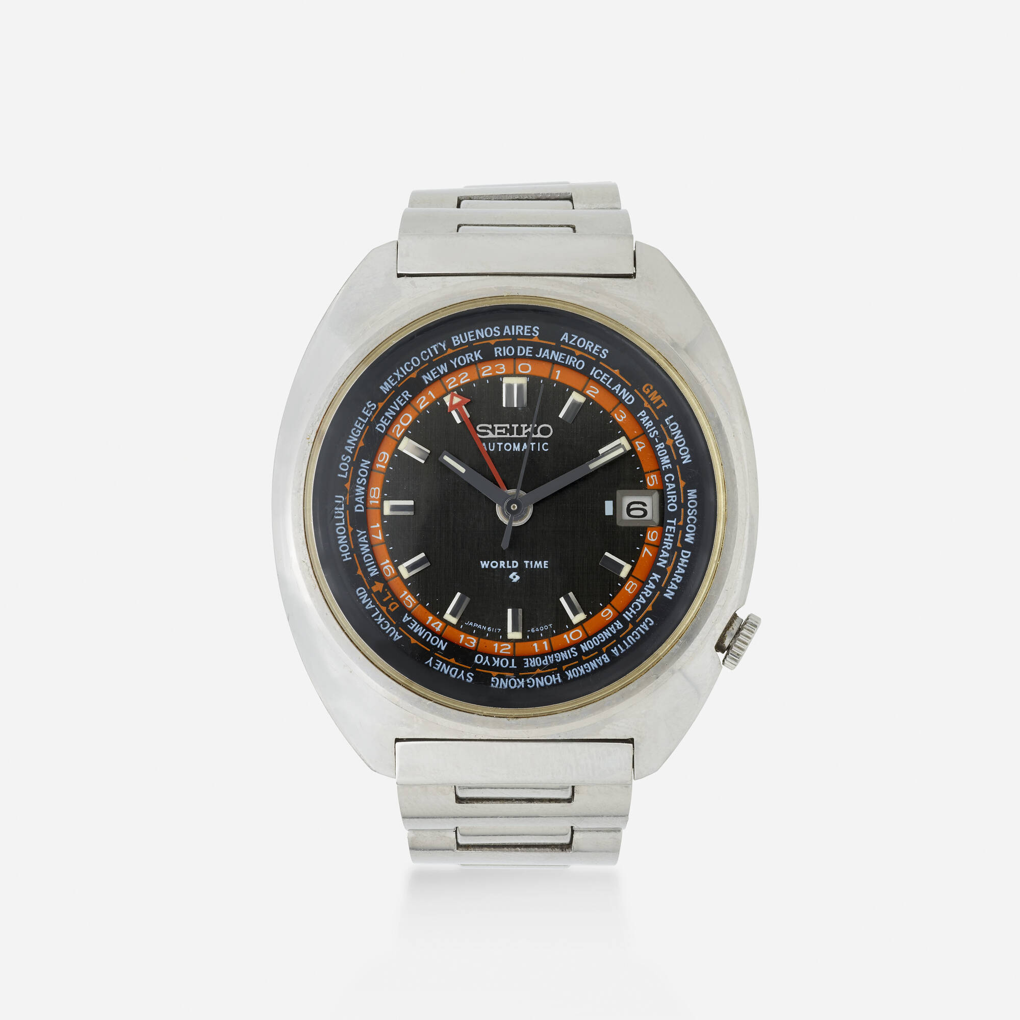275: SEIKO, 'World Time' wristwatch, Ref. 6117-6400T < Important Design, 10  June 2021 < Auctions | Wright: Auctions of Art and Design