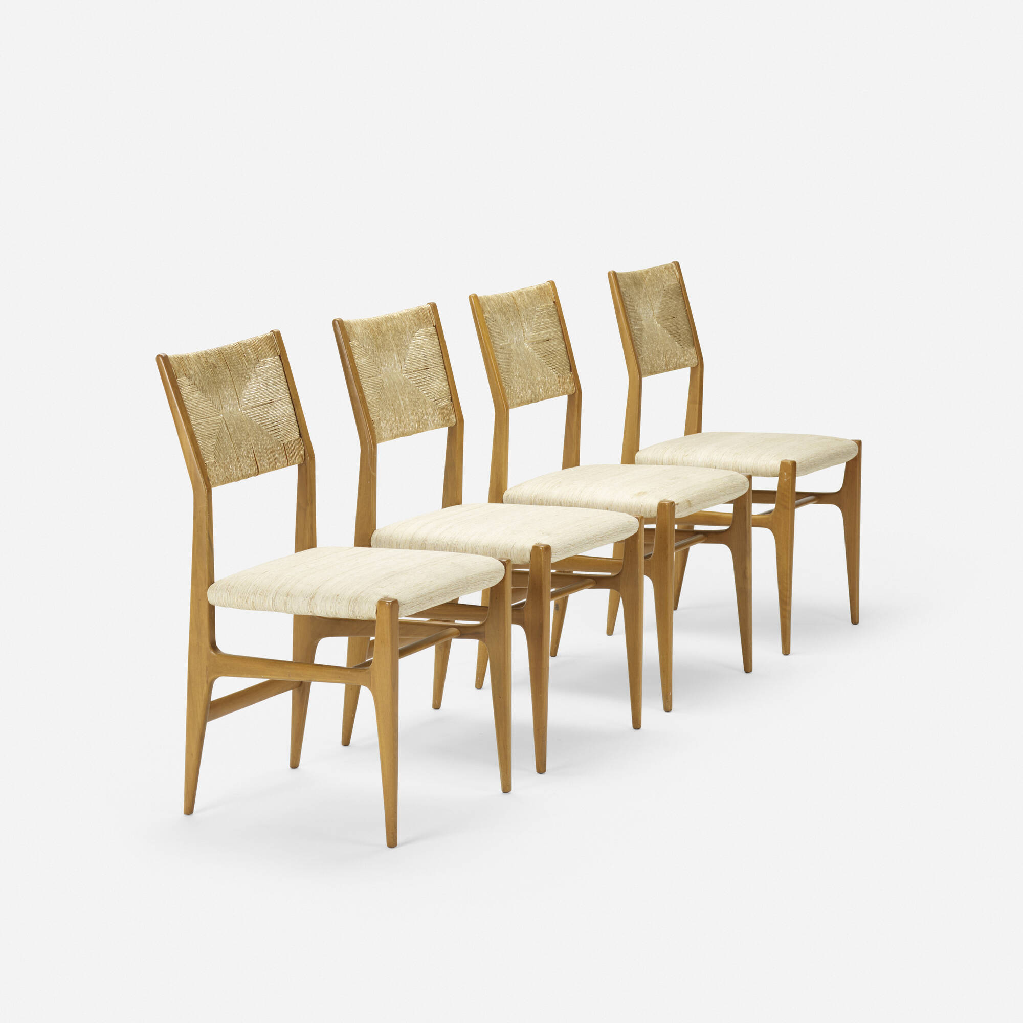 387 GIO PONTI Dining Chairs Model 116 Set Of Four Art Design