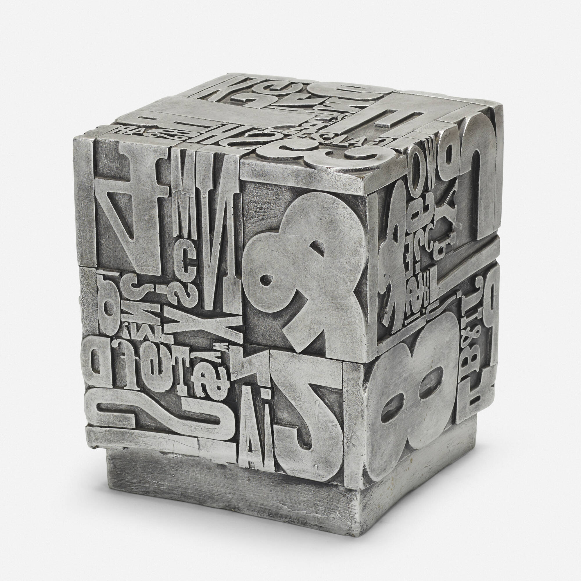 548: SHELDON ROSE, Alphasculpt Cube stool < Art + Design, 18 July