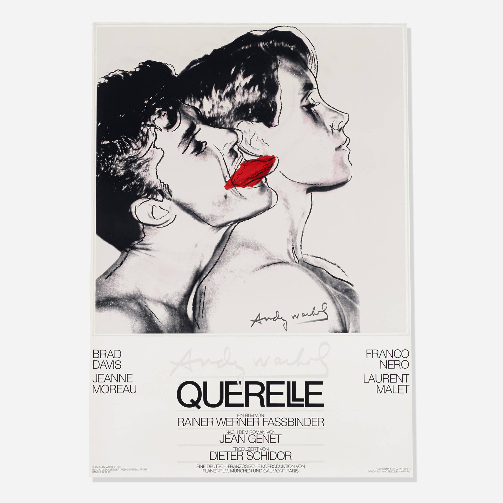 568: Andy Warhol / Querelle posters, set of three (2 of 5) .